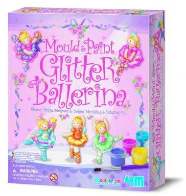 4M Mould & Paint - Glitter Ballerina