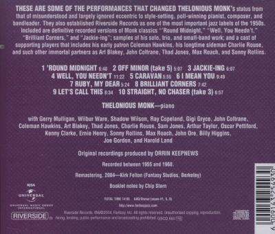 Best Of Thelonius Monk (CD)