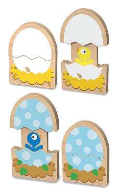 Melissa & Doug Classic Toys - Baby Slide and Seek Egg