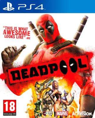 Deadpool (PlayStation 4, Blu-ray disc)