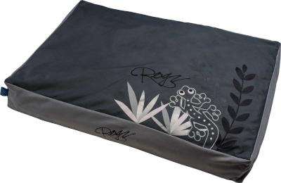 Rogz Flat Podz Dog Bed - Large (107cm x 72cm x 11cm) (Silver Gecko on Grey Design)