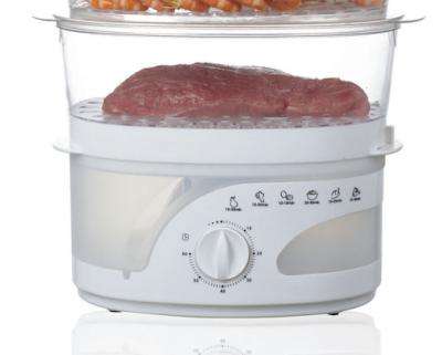Mellerware 3 Tier Food Steamer (White)