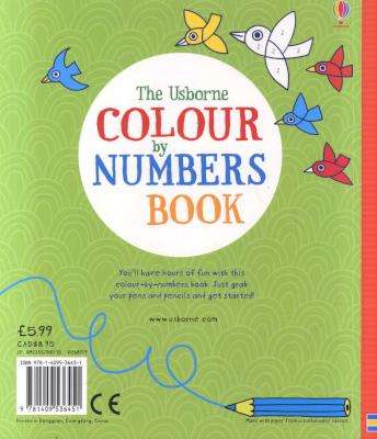 Colour by Numbers Book (Paperback)