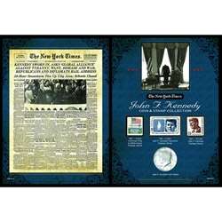 New York Times JFK Coin & Stamp Collection