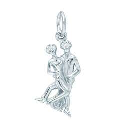Sterling Silver Dancers Charm