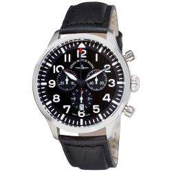 Zeno Men's 'Navigator NG' Black Strap Quartz Chronograph Watch
