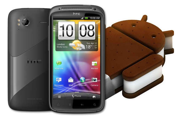 HTC Desire HD (Android 4- ice cream sandwich)