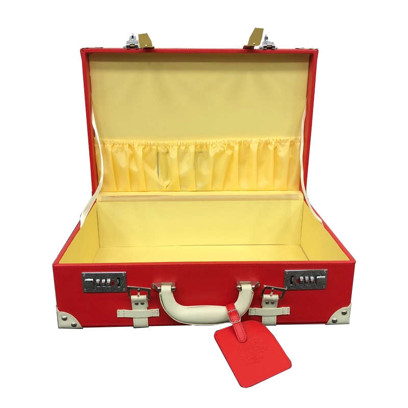 Haworth Red Hardcase Suitcase Travelbag with Combination Lock