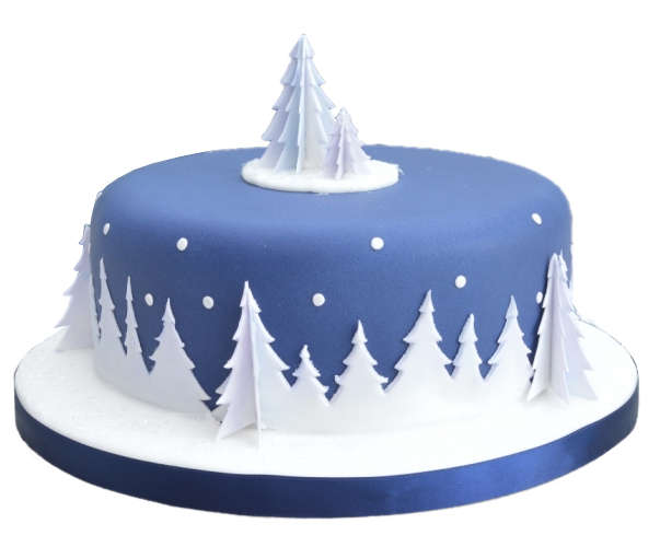 Patchwork Cutters FESTIVE FOREST SET Cut Out Emboss Sugarpaste Gumpaste Fondant