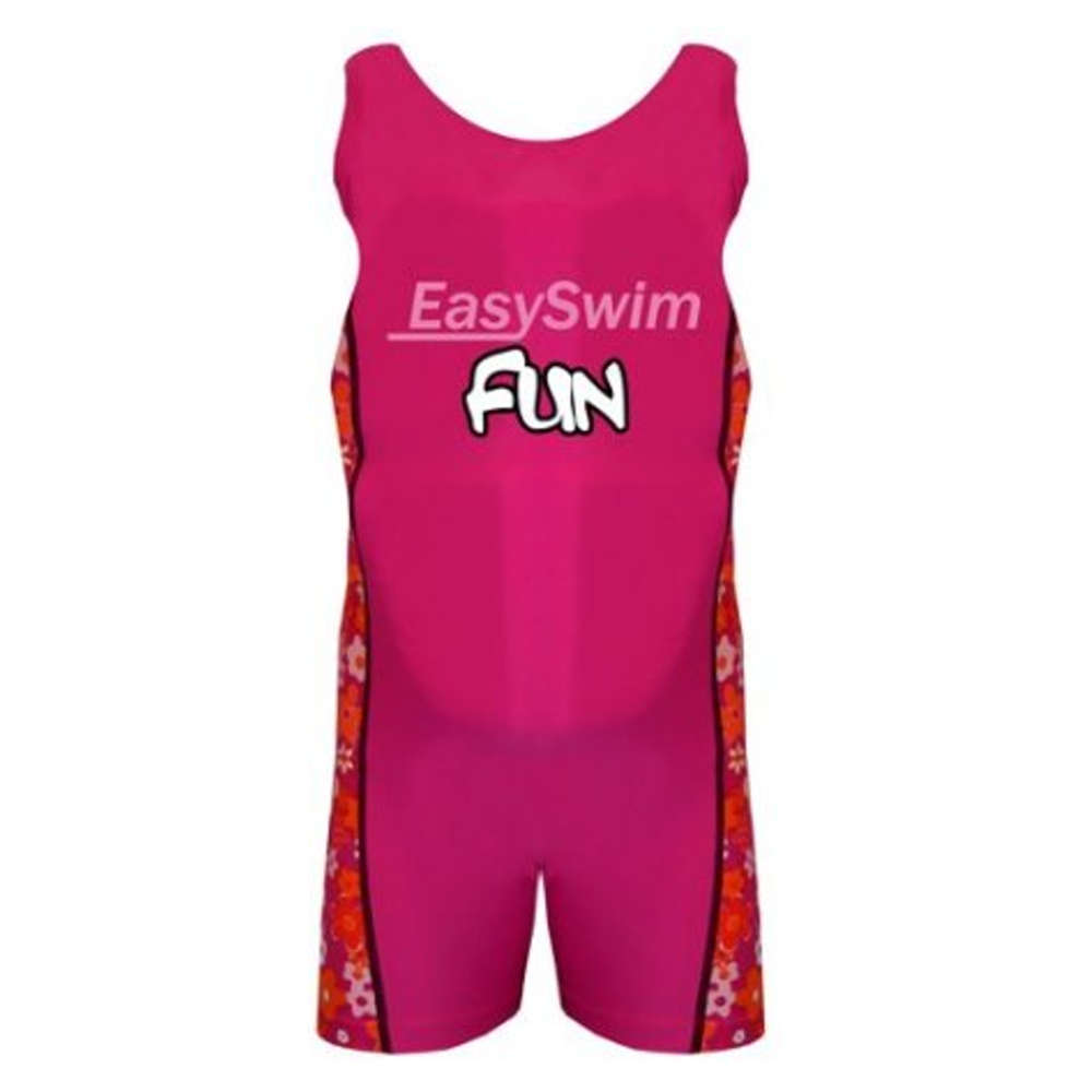 Easy Swim Children Kids Safety Swimfree Floatsuit Swimsuit Wetsuit Pink 4-5 Yrs