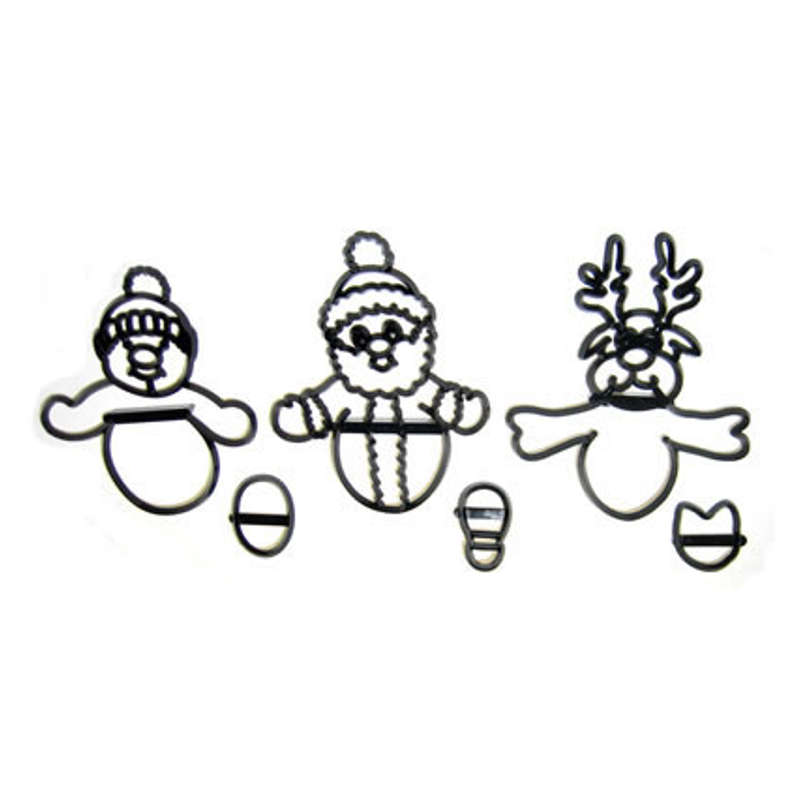 Patchwork Cutters CHRISTMAS NOVELTY SET Sugarcraft Cake Decorating