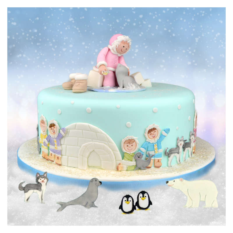 Patchwork Cutters Igloo Set Sugarcraft and Cake Decoration Embossing Cutter Tool