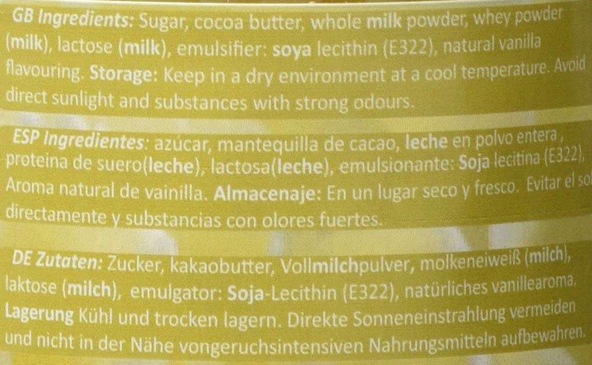 PME Belgian White Chocolate Curls for Decorating Cake Muffin Cupcake Dessert 85g