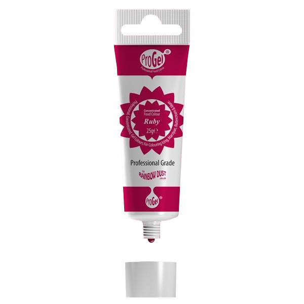 Rainbow Dust RUBY RED ProGel Icing Colour Paste Gel Food Colouring Sugarcraft
