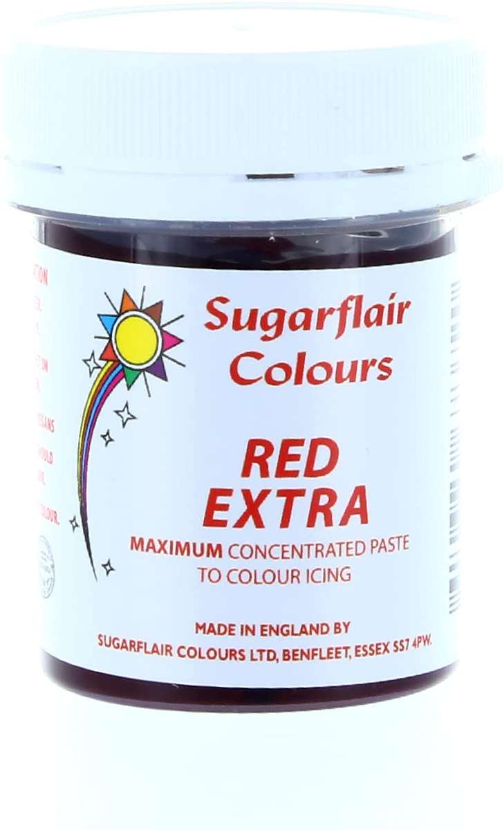 Sugarflair Maximum Concentrated Paste Edible Food Colouring 42g - Red Extra