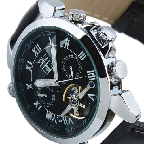 NEW 2014 ESS MENS WATCH AUTOMATIC CHRONOGRAPH LEATHER BRACELET ESS WM181 INCL. GIFTBOX
