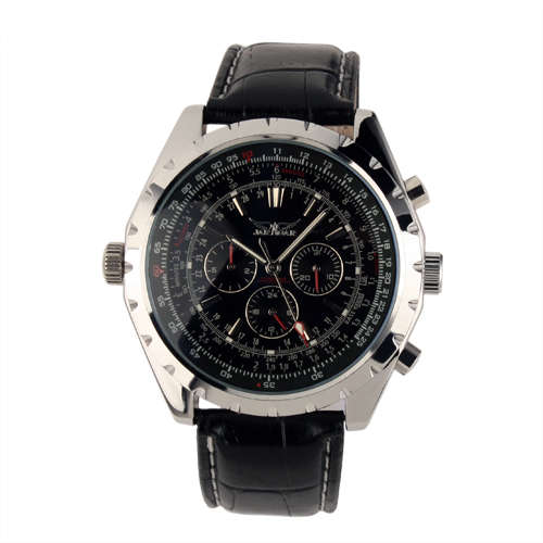 NEW 2014 ESS MENS WATCH AUTOMATIC CHRONOGRAPH LEATHER BRACELET ESS WM143 INCL. GIFTBOX