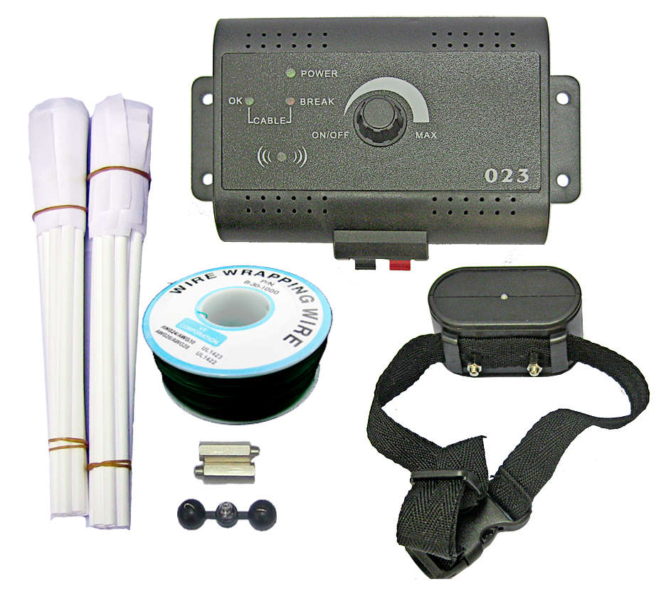 Hidden Dog Pet Containment System Electric Fence Kit