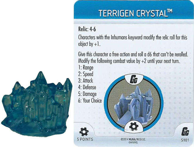 Heroclix Singles - Terrigen Crystal GOTGS101