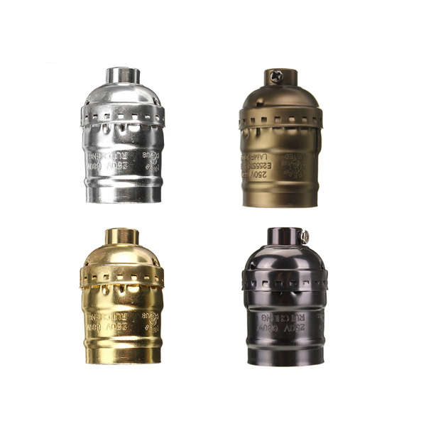 E27 Socket Edison Retro Pendant Lamp Holder Without Wire 110-220V