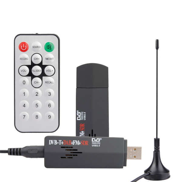 ROHS Mini Digital USB 2.0 TV Stick FM+DAB DVB-T RTL2832U + R820T Support SDR Tu