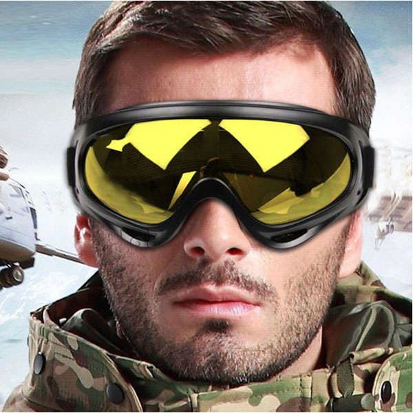 X400 UV Tactical Bike Goggles Ski Skiing Skating Glasses Sunglasses