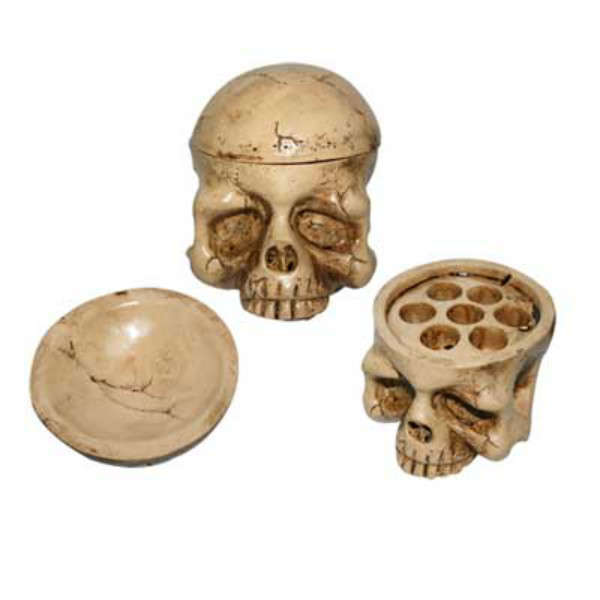 Skull Heads Tattoo Ink Coloring Cup Holder Stand Tattoo Supplies