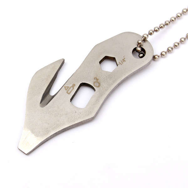 Emergency Rescue EDC Seat Belt Cutter Oxygen Tank Bottle Opener