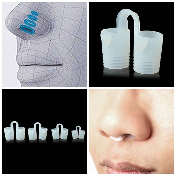 1pcs Soft Silicone Anti Snoring Snore Stopper Device Solution Nostrils Open Pre