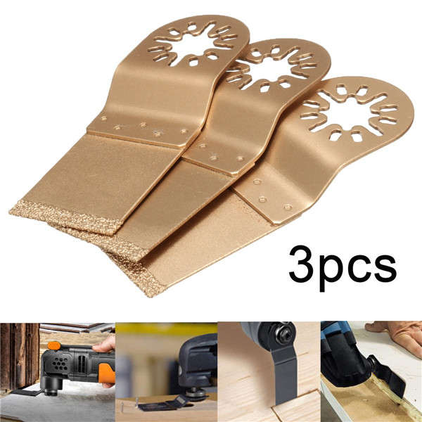 3pcs 30mm Carbide End Cut Blade Oscillating Multitool For Fein Multimaster Bosch