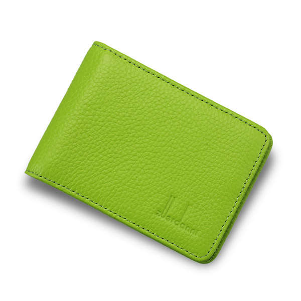 ZUOERDANNI Men Women Genuine Leather Four Fold Driver License Credit Card Holder