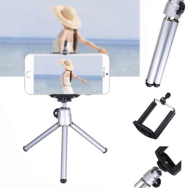 360 Rotatable Mini Stand Tripod Mount Phone Holder