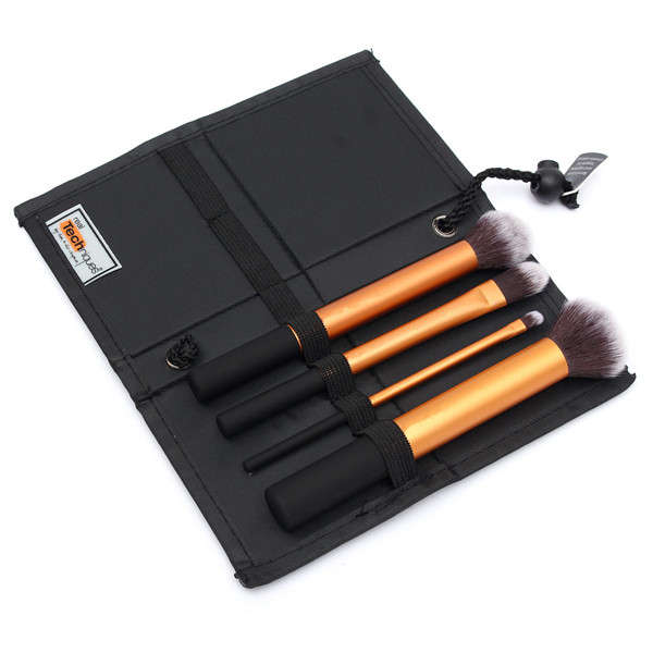 4Pcs Professional Blush Powder Cosmetics Makeup Brushes Kit with Case