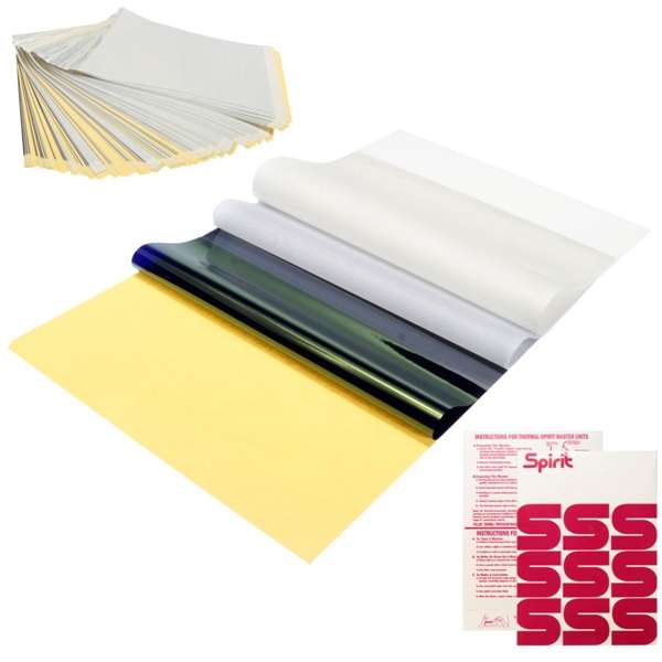 100 Sheet A4 Tattoo Thermal Carbon Stencil Transfer Copier Paper Supply
