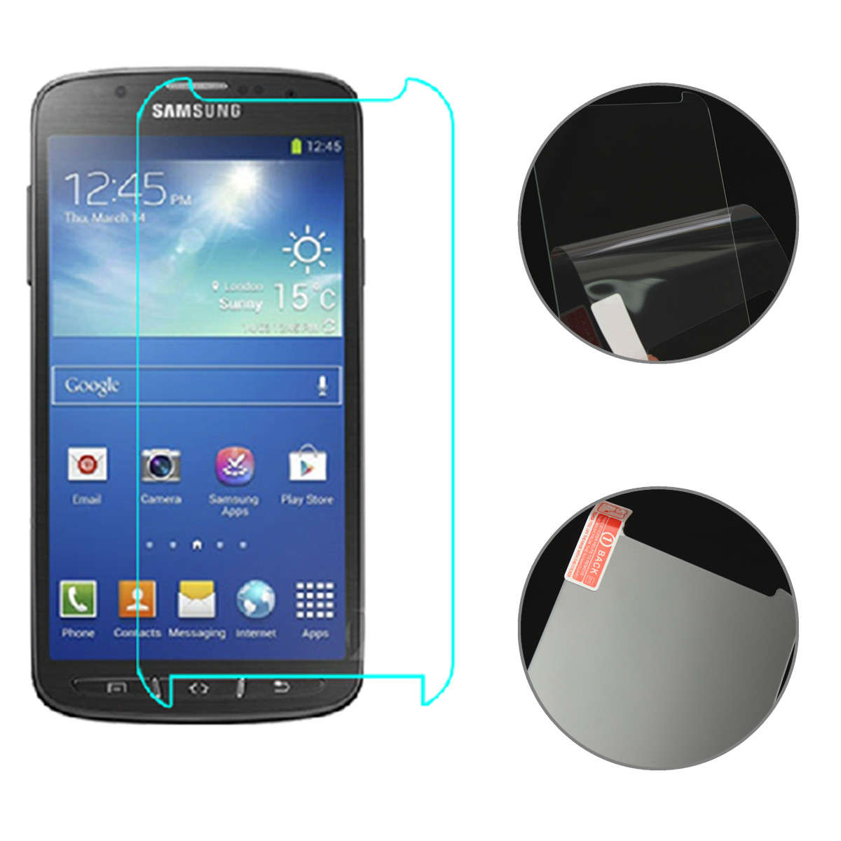 9H Tempered Glass Screen Protector Film For Samsung Galaxy S4 Active i9295