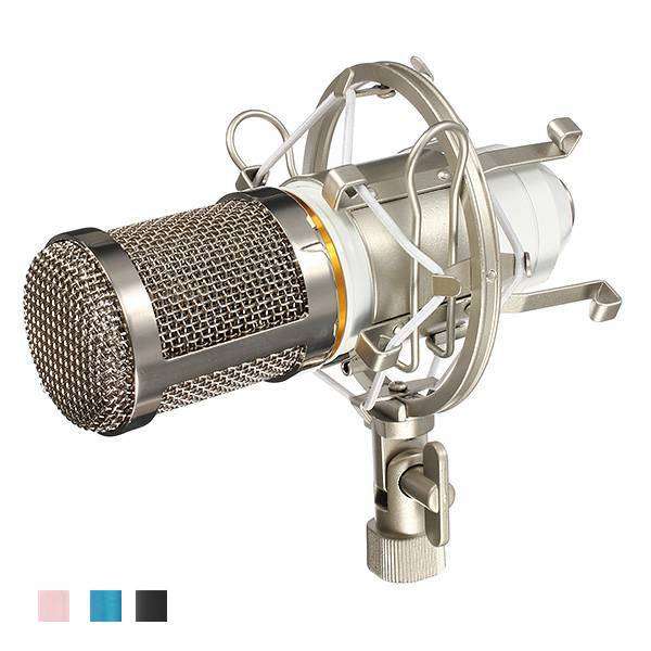 Condenser Microphone BM800 Sound Studio Dynamic with Shock Mount