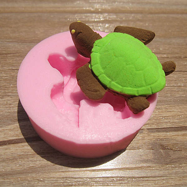 3D Turtle Silicone Fondant Mold Chocolate Polymer Clay Mould