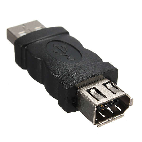 Firewire IEEE 1394 6 Pin Female To USB 2.0 Male Adapter Converter