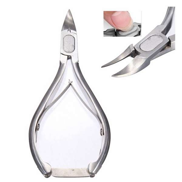 Stainless Steel Nail Art Cuticle Cutter Clipper Toenail Scissor Nippers