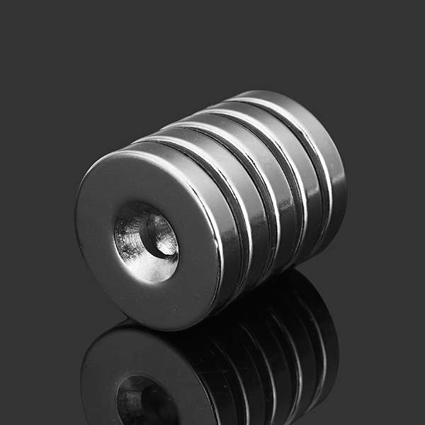 5pcs N35 Strong Disc Neodymium Magnets 25mm x 5 mm Round NdFeB Magnets With 6mm