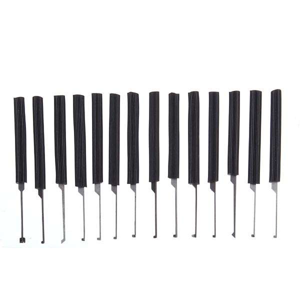 GOSO 14pcs Hook Picks for Dimple Lock Locksmith Tools Lock Pick set