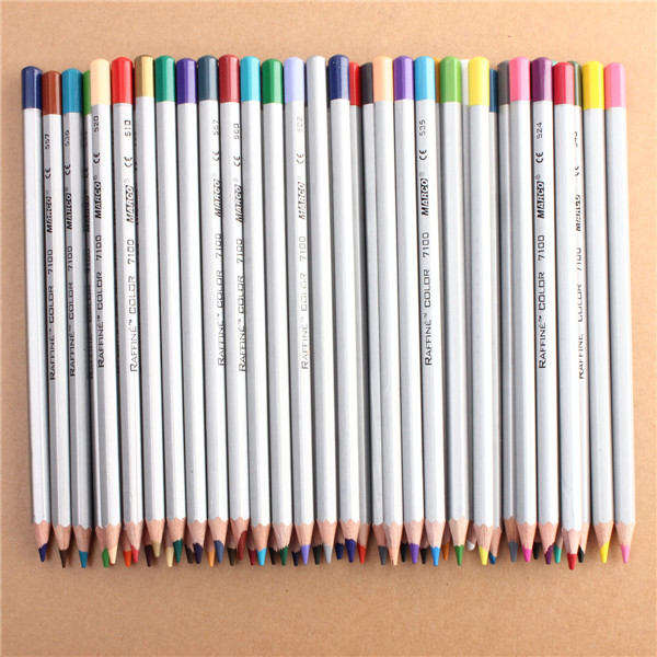 Marco Fine 48 Colors Art Drawing Oil Base Pencil Set For Artist Sketch