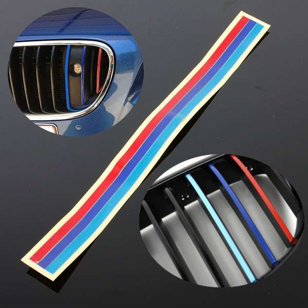 Grille Vinyl Strip PVC Sticker Decal For BMW M3 M5 E36 E46