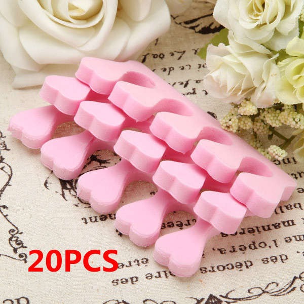 Nail Art Soft Finger Toe Separator Pedicure Tool