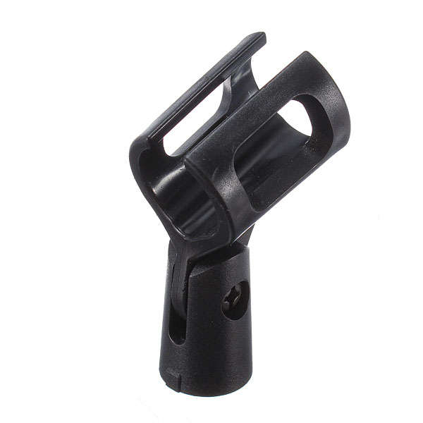 Flexible Compact Microphone Mic Clamp Clip Stand Holder Mount Plastic