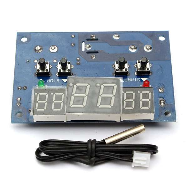 DC 10A 12V Intelligent Digital LED Thermostat Temperature Controller