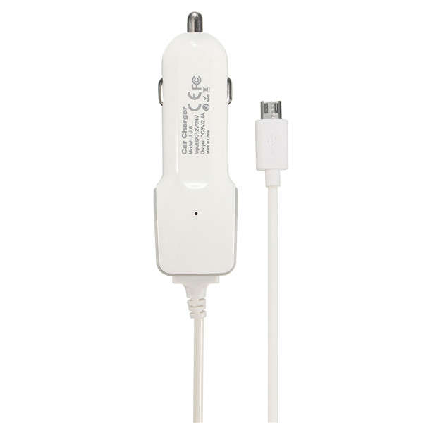 2.4A Micro USB Auto Car Charger Power Adapter Cable for Samsung S7 Edge LG HTC