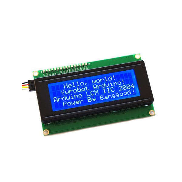 IIC I2C 2004 204 20 x 4 Character LCD Display Module Blue