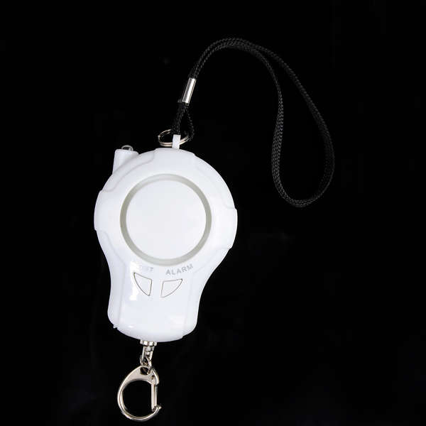 320 Loud Sound Personal Security Alarm With Flashing Red And White