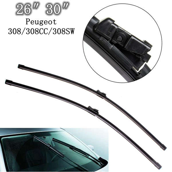 Front Windscreen Wiper Blades For Peugeot 308/308CC/308SW 07-13